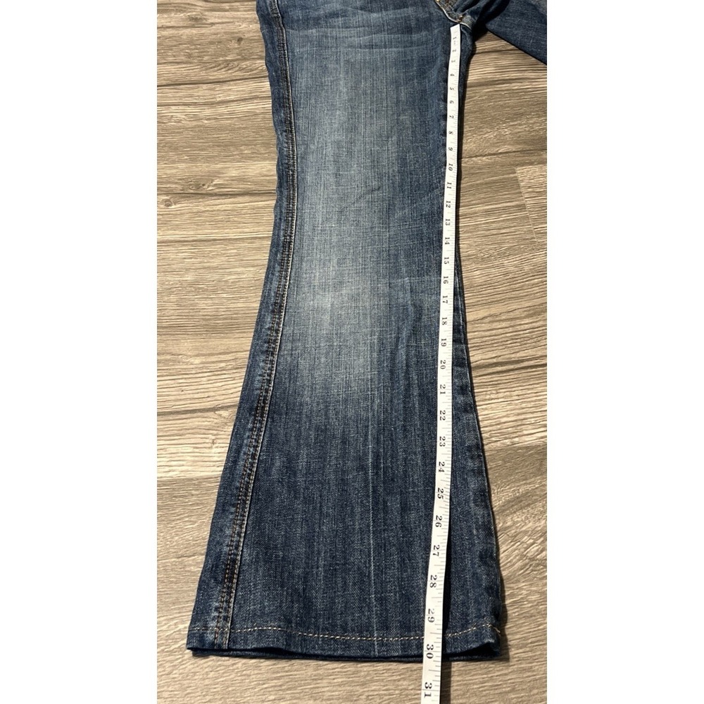 7 For All Mankind Women's "A" Pocket Boot Cut Low Rise Jeans Size 29 (31x30) - Picture 9 of 13